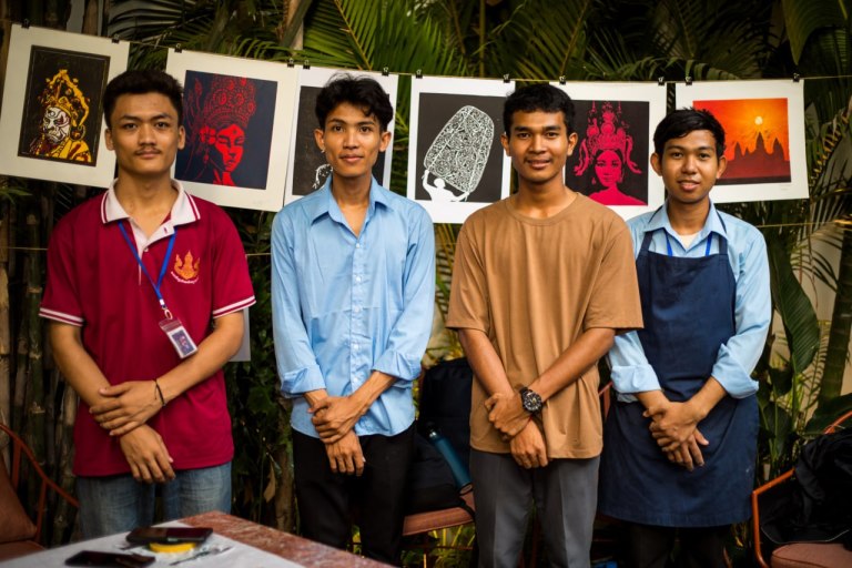 Celebrating Cambodian Artistry at 'Expressions Through Art' Exhibition"