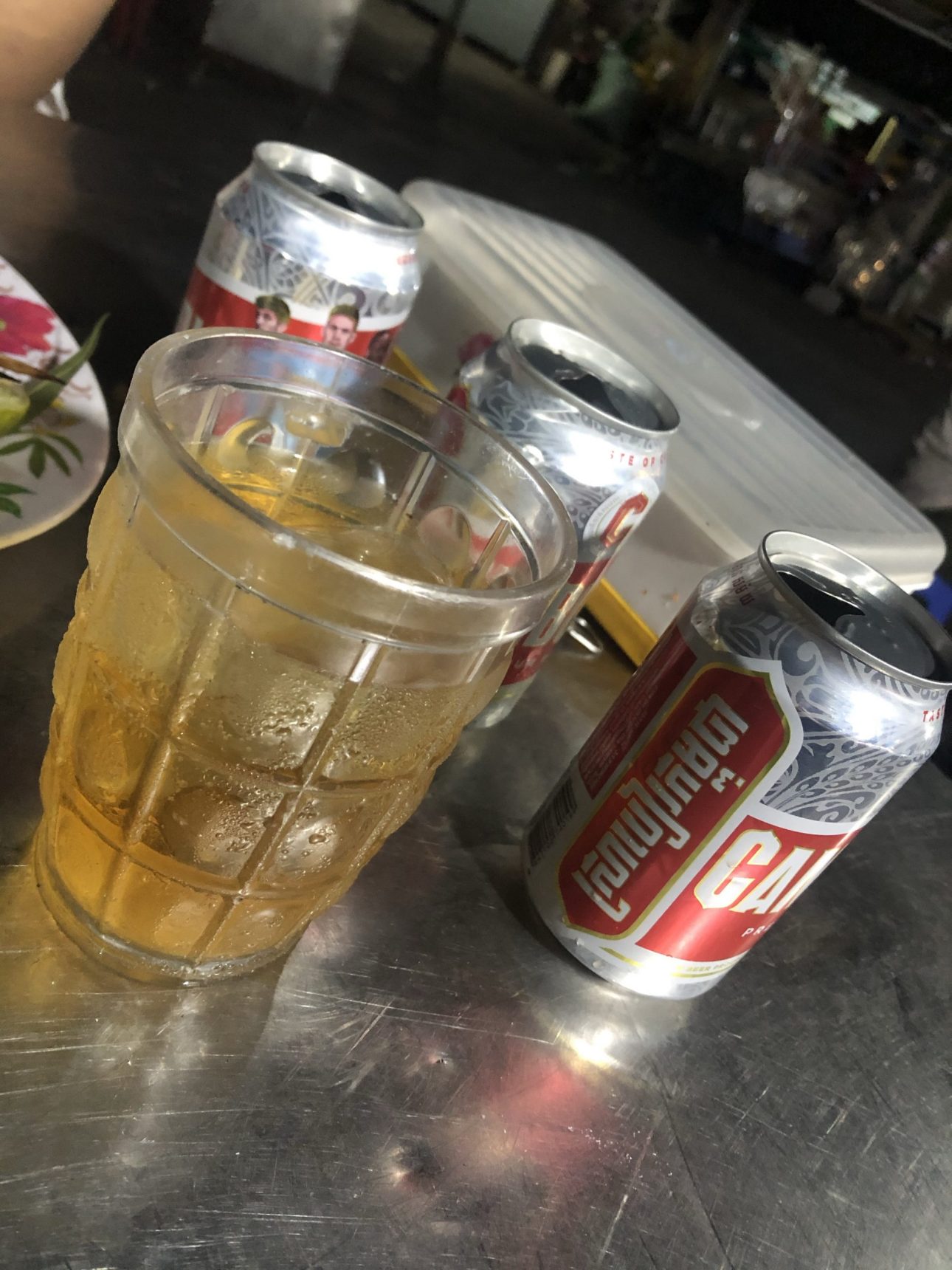Why do Cambodians put ice in beer