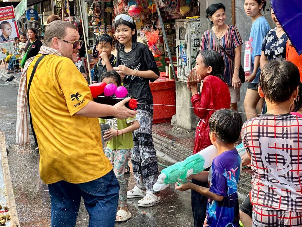 Celebrating New Year in Cambodia