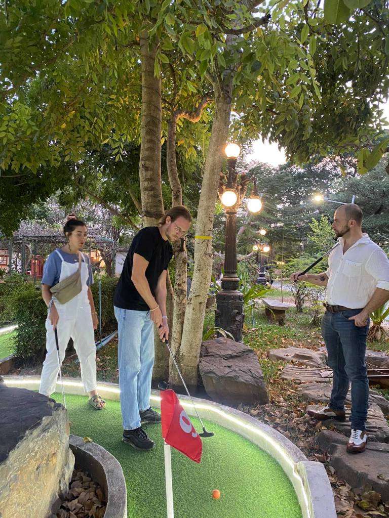 Discover Phnom Penh's Original Miniature Golf Experience!
