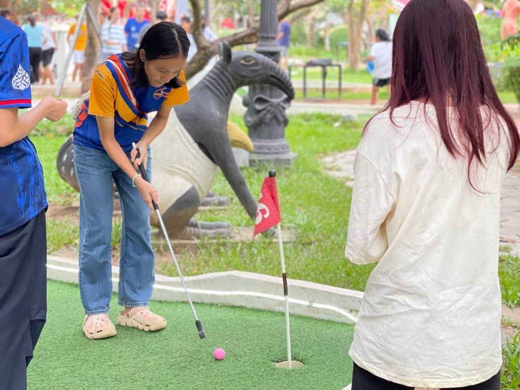 Discover Phnom Penh's Original Miniature Golf Experience!