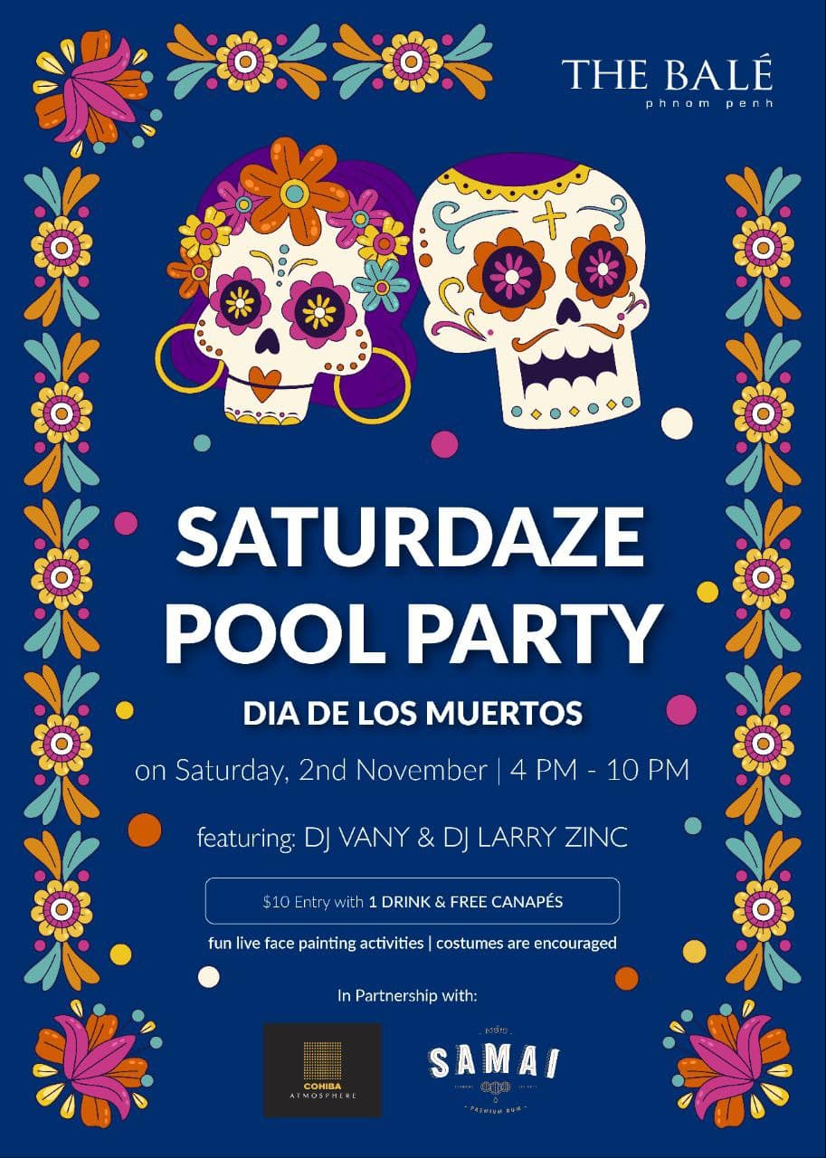 Saturdaze Pool Party at The Balé Phnom Penh!