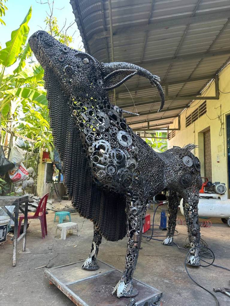 Ouk Chim Vichet's 'Metals of Life' Exhibition in Phnom Penh
