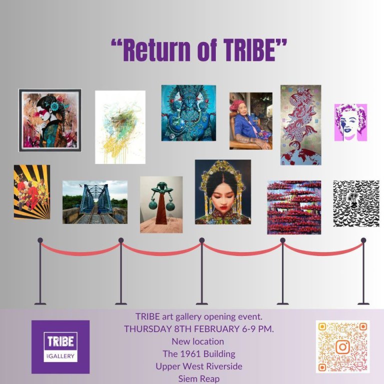 TRIBE Art Gallery Returns to Siem Reap