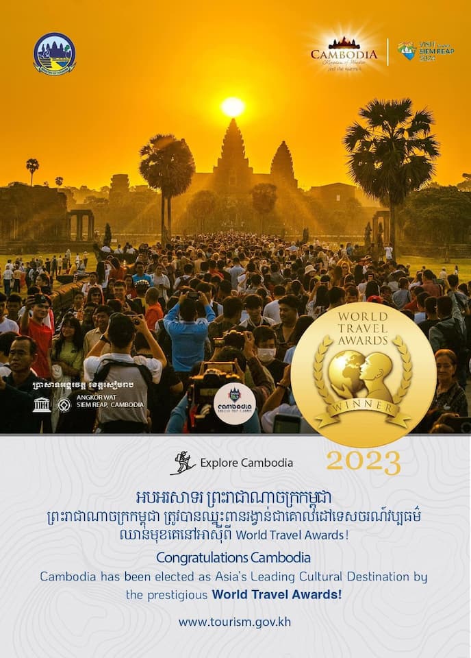 Cambodia Achieves Recognition in Global Culture and Travel, Targets Increased Tourism Through 2024 Initiatives